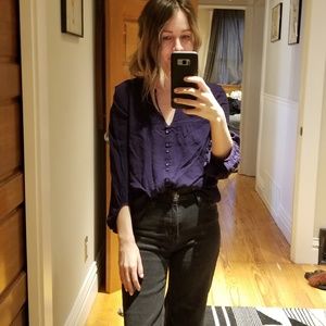 Maeve purple blouse xs 0
